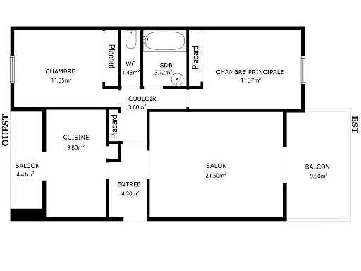 Vente Appartement Carpentras 3 pièces 68 m² - Photo 2