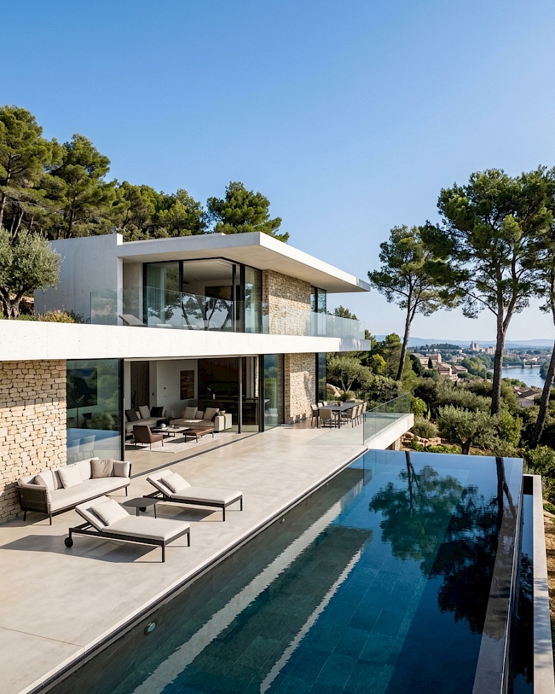 Collines de Montolivet, Le Grau et Les Crêtes : comment estimer une villa contemporaine à Villeneuve-lès-Avignon ?