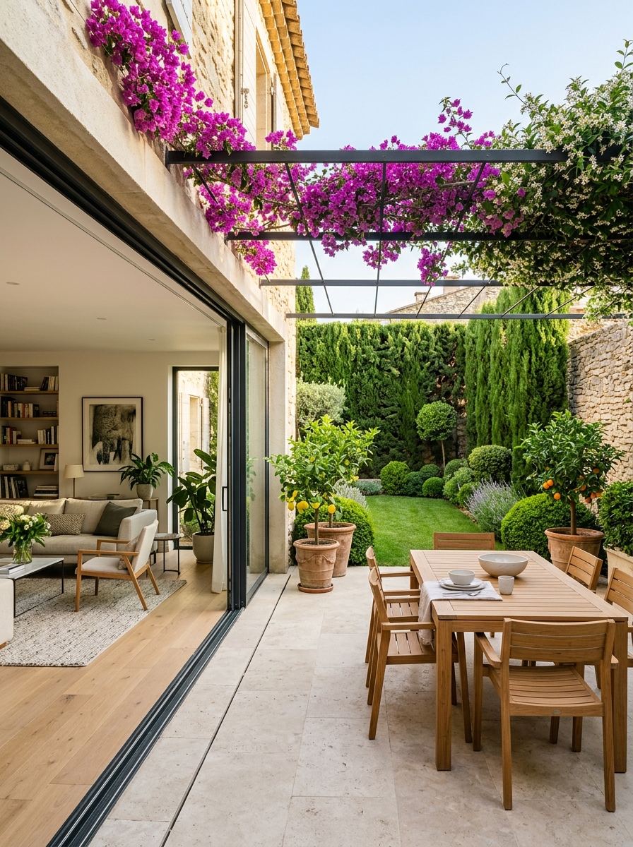 Estimer un appartement avec terrasse ou rez-de-jardin à Villeneuve-lès-Avignon : la prime aux extérieurs décryptée